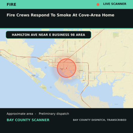 Map: Fire Crews Respond to Smoke at Cove-area Home