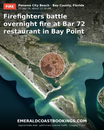Map: Firefighters battle overnight fire at Bar 72 restaurant in Bay Point