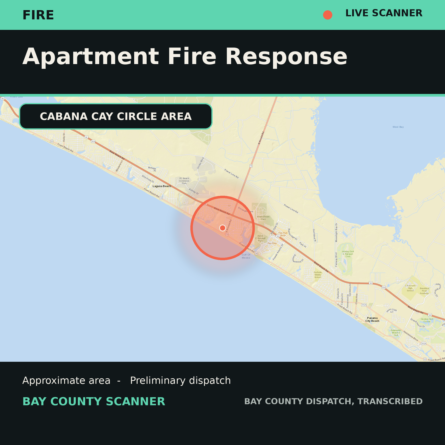 Map: Apartment Fire Response