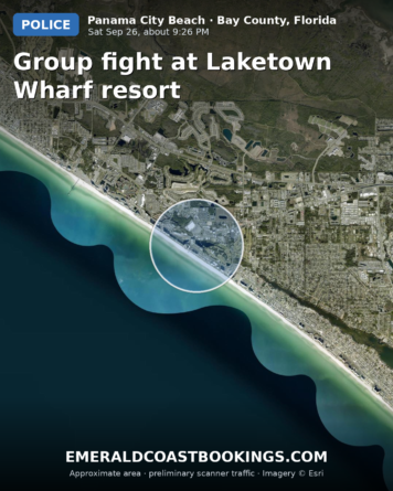 Map: Group fight at Laketown Wharf resort