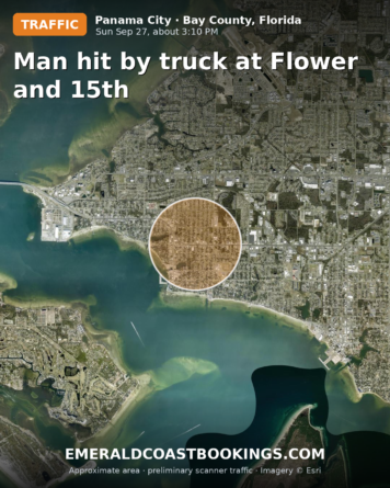 Map: Man hit by truck at Flower and 15th