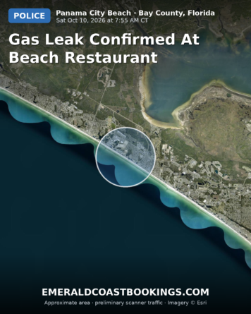 Map: Gas Leak Confirmed at Beach Restaurant