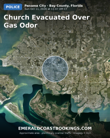 Map: Church Evacuated over Gas Odor