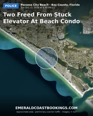 Map: Two Freed from Stuck Elevator at Beach Condo