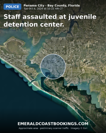 Map: Staff assaulted at juvenile detention center.