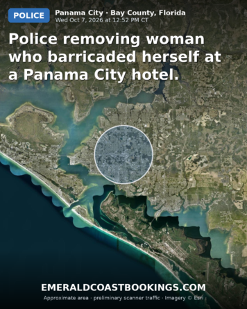Map: Police removing woman who barricaded herself at a Panama City hotel.