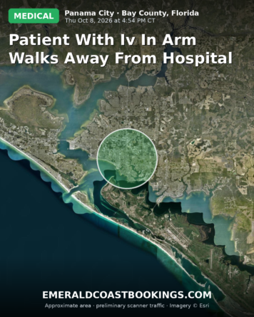 Map: Patient with Iv in Arm Walks Away from Hospital