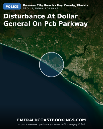 Map: Disturbance at Dollar General on PCB Parkway