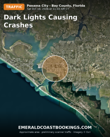 Map: Dark Lights Causing Crashes