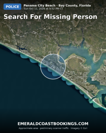 Map: Search for Missing Person