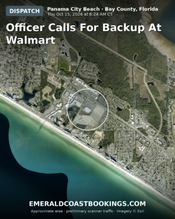 Map: Officer Calls for Backup at Walmart