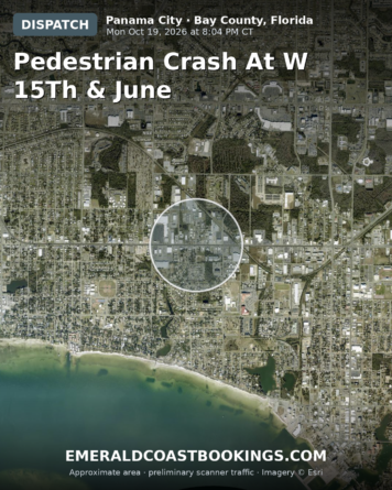 Map: Pedestrian Crash at W 15th & June
