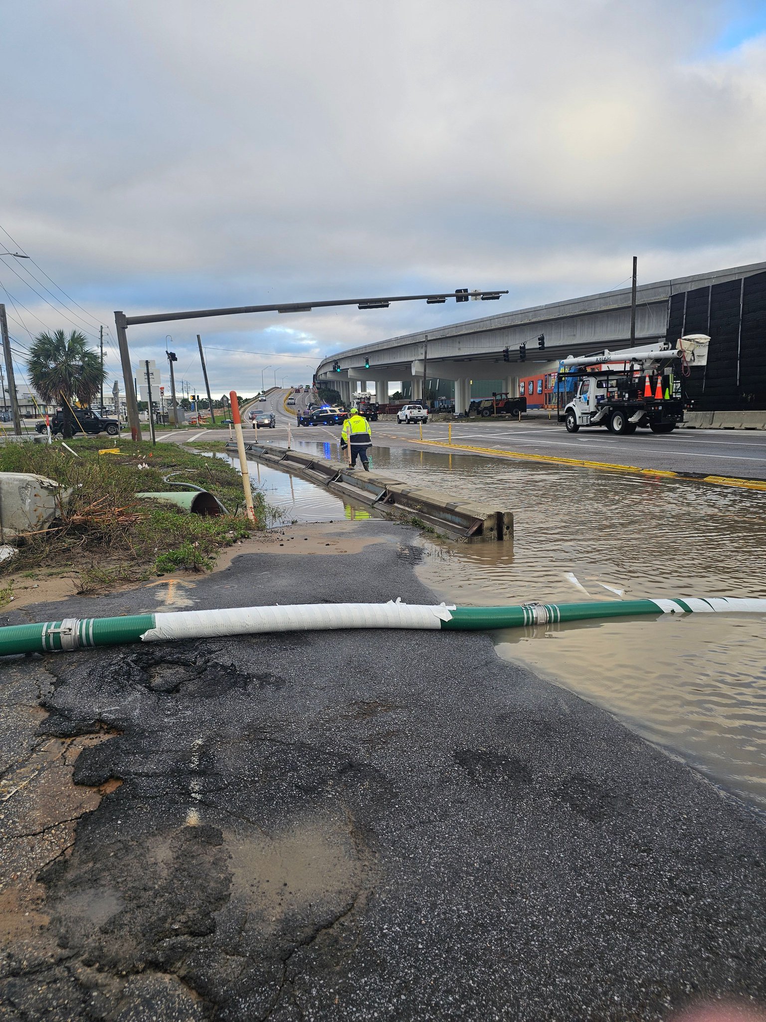 Hurricane Isaias damage and recovery in Bay County - Florida Department of Transportation photo