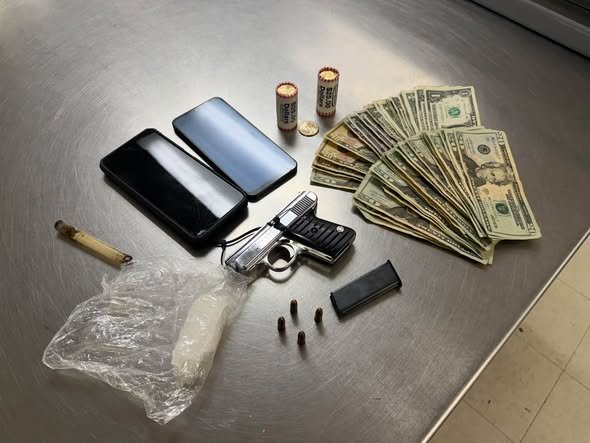 Items ECSO says were recovered from the vehicle. Photo: Escambia County Sheriff's Office