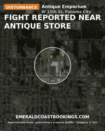 Map: FIGHT REPORTED NEAR ANTIQUE STORE